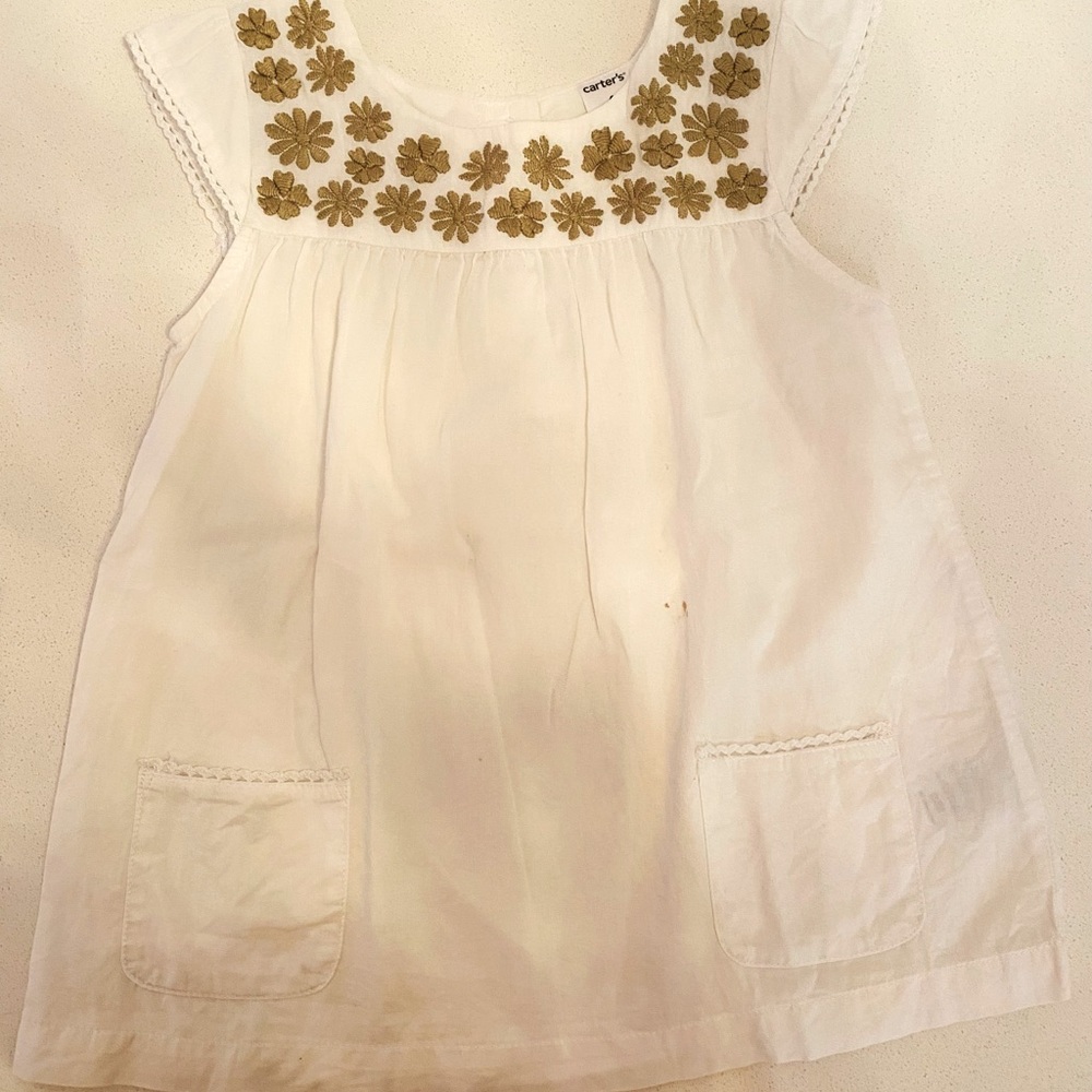 Carters Summer Embroidered blouse